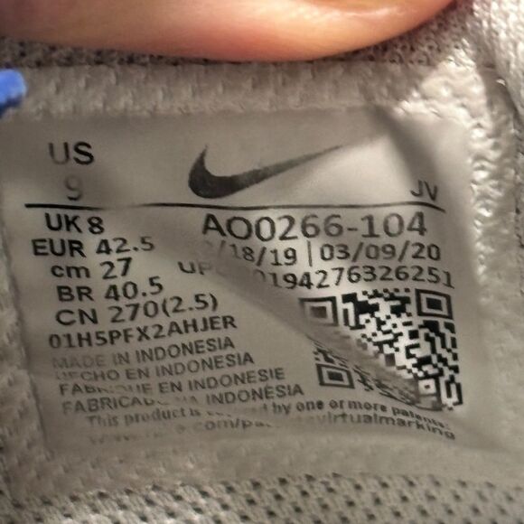 Nike Airmax | Motion 2 Men’s White Blue Running Shoes Athletic Sneakers Sports 9 - Picture 7 of 13